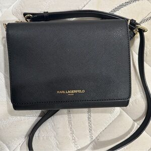Karl Lagerfeld Black Crossbody Bag